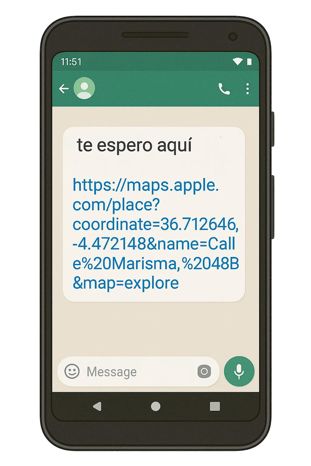 Recibir enlace